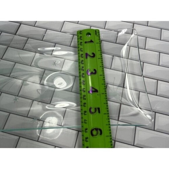 Vintage Etched Bird Vanity Tray Clear Glass Home Accessories Decor Nautical - Picture 8 of 11